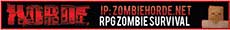 Logo server Minecraft Horde RPG Zombie Survival wersja 1.5.2
