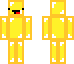 Golden Man, Złoty człowiek, Golden Human - człowiek ze złota, postać ze złota w Minecraft